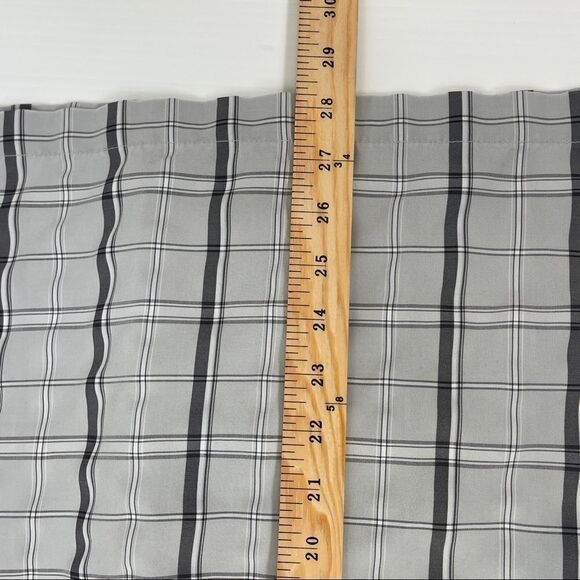 O'Neill Shirt Short Sleeve Button Up Black Gray Plaid Camp Men's Size Medium - Picture 7 of 8